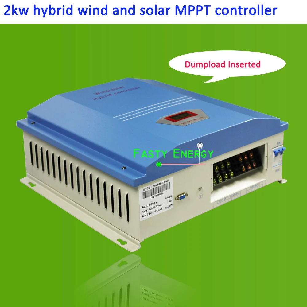 

2020 2000 Вт/2 кВт 48VDC IP42 Гибридный ветровой и Солнечный MPPT регулятор для ветряных турбинных генераторов для зарядки