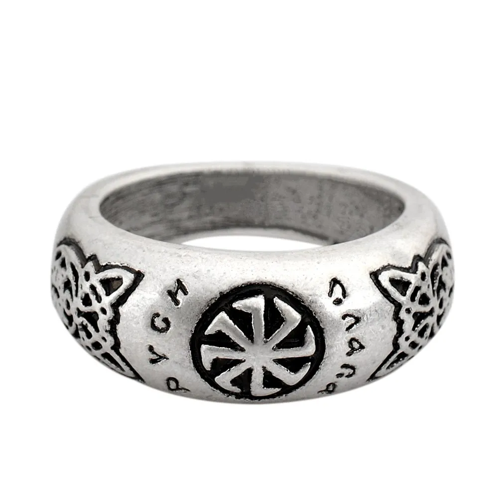 10 шт. славянское кольцо Коловрат символы Совы талисман Анель мужские ювелирные