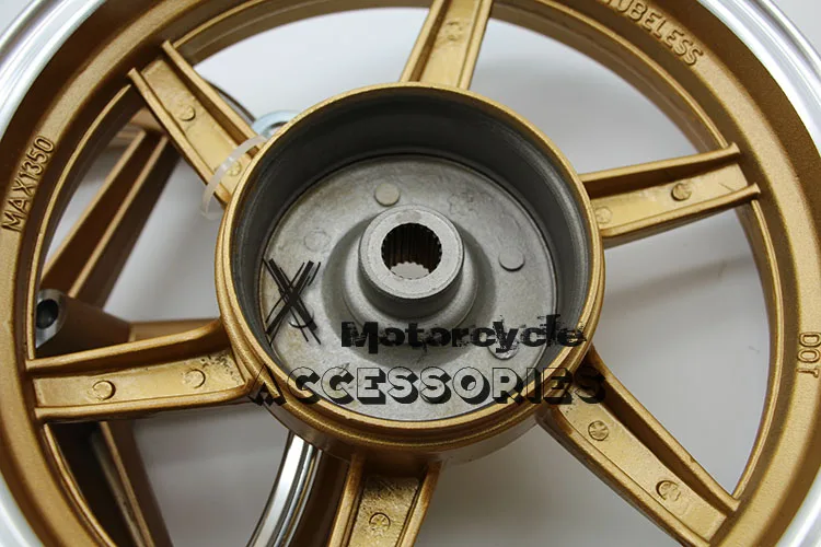 Аксессуары для мотоциклов изменение колеса для DIO50 AF34 AF35 DIO ZX34/35 10-дюймовая шпилька переднего колеса задние колеса одна цена за комплект