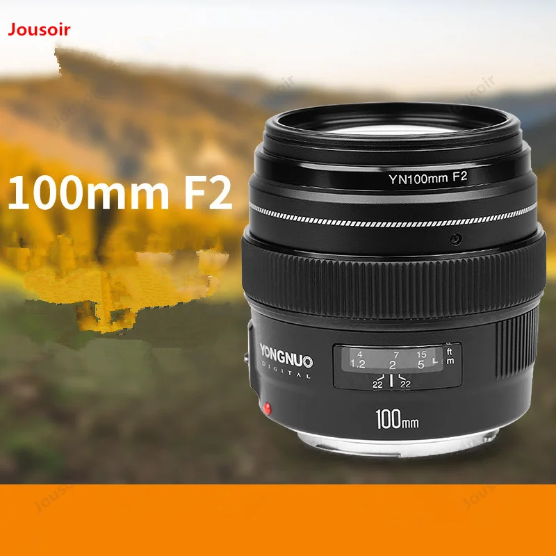 YN100mm F2 широкоугольная камера с фиксированным фокусным объективом Quan Huafu