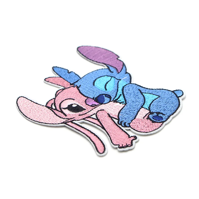 P3735 Dongmanli Alien Stitch вышитый аниме пришитый Железный значок на Аппликацию для одежды футболка рюкзак