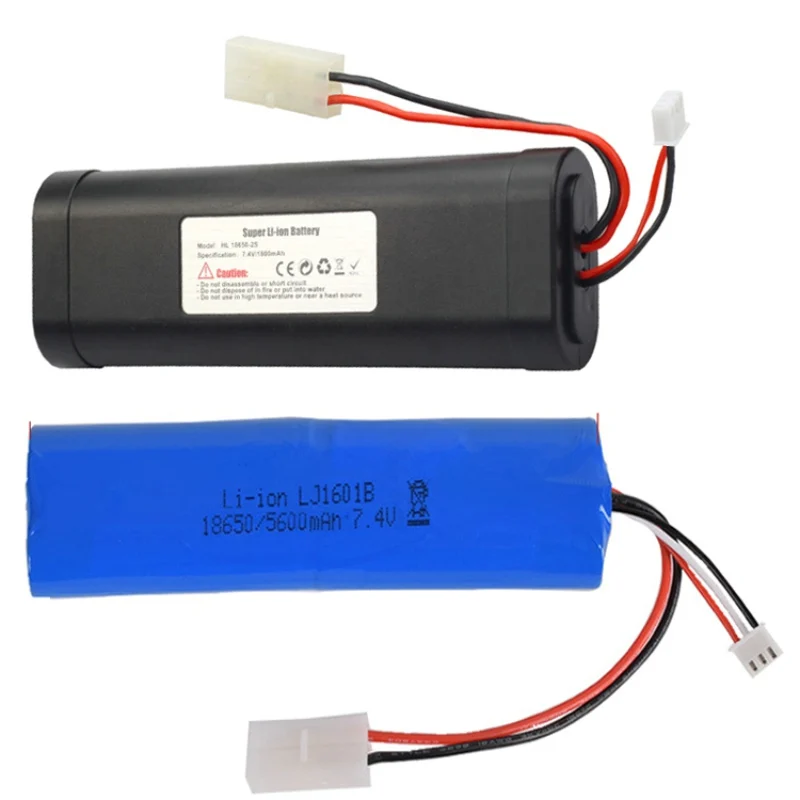 7 4 v 5600mAh 2800mAh 1800mAh 18650 литий ионная батарея heng длинная версия для радиоуправляемой
