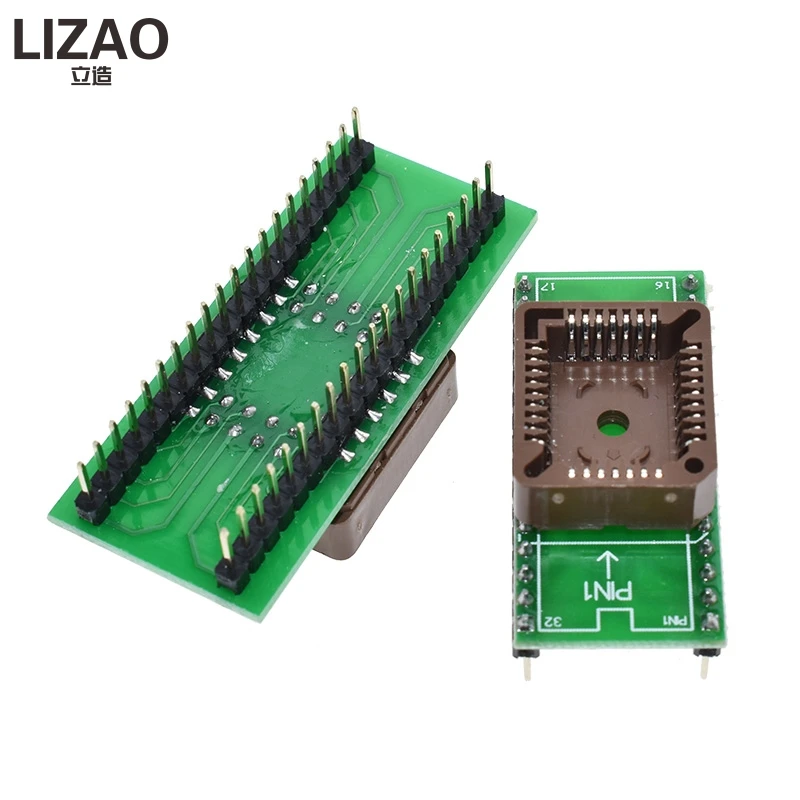 Универсальный USB программатор PLCC32 к DIP32 PLCC44 К DIP40 внешний адаптер для TL866CS TL866A EZP2010