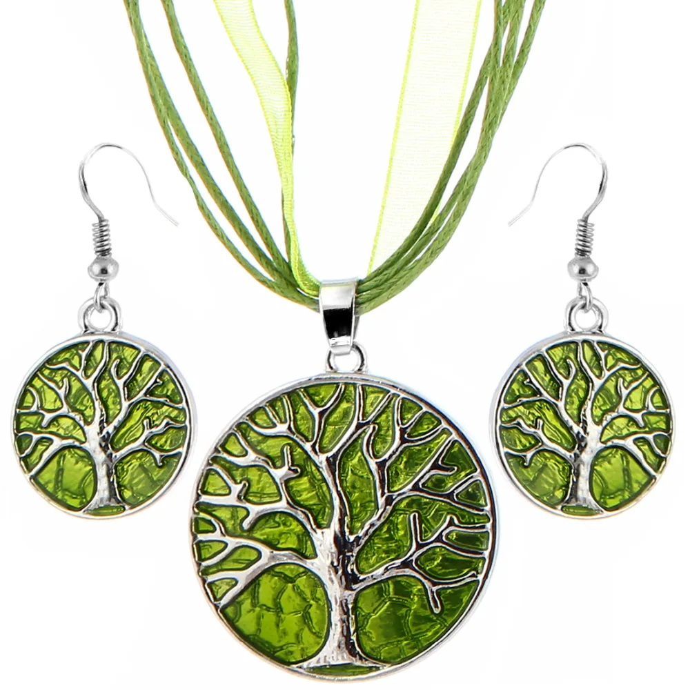 Комплект из колье и серёг с круглой подвеской|costume jewelry set|necklace earring setjewelry sets |