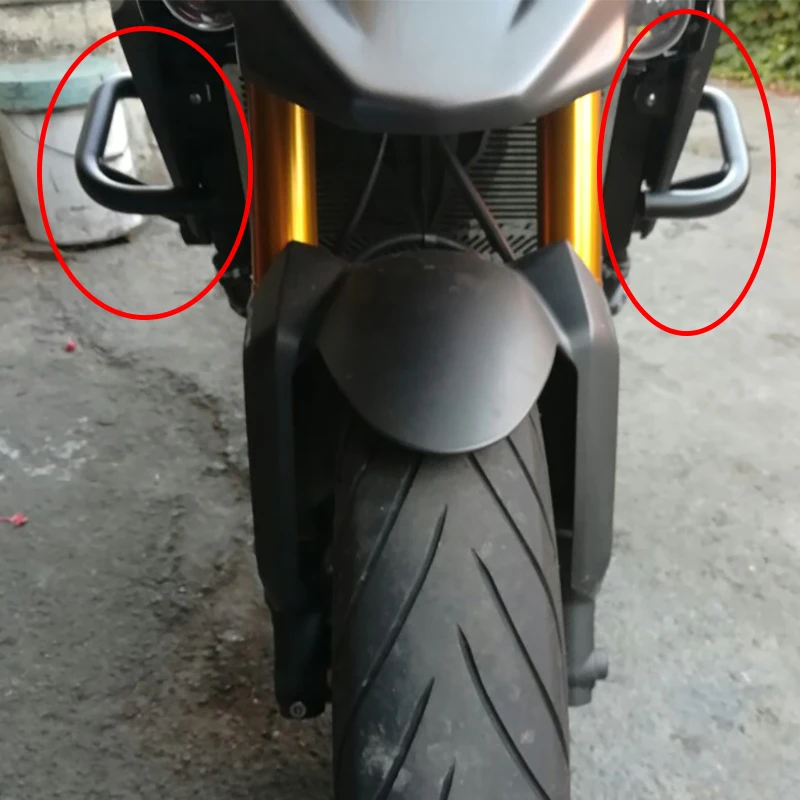 

For Yamaha MT09 MT-09 FZ-09 FZ09 2014 2015 2016 Motorcycle Engine Protective Guard Crash Bar Protector Black 100% Brand New