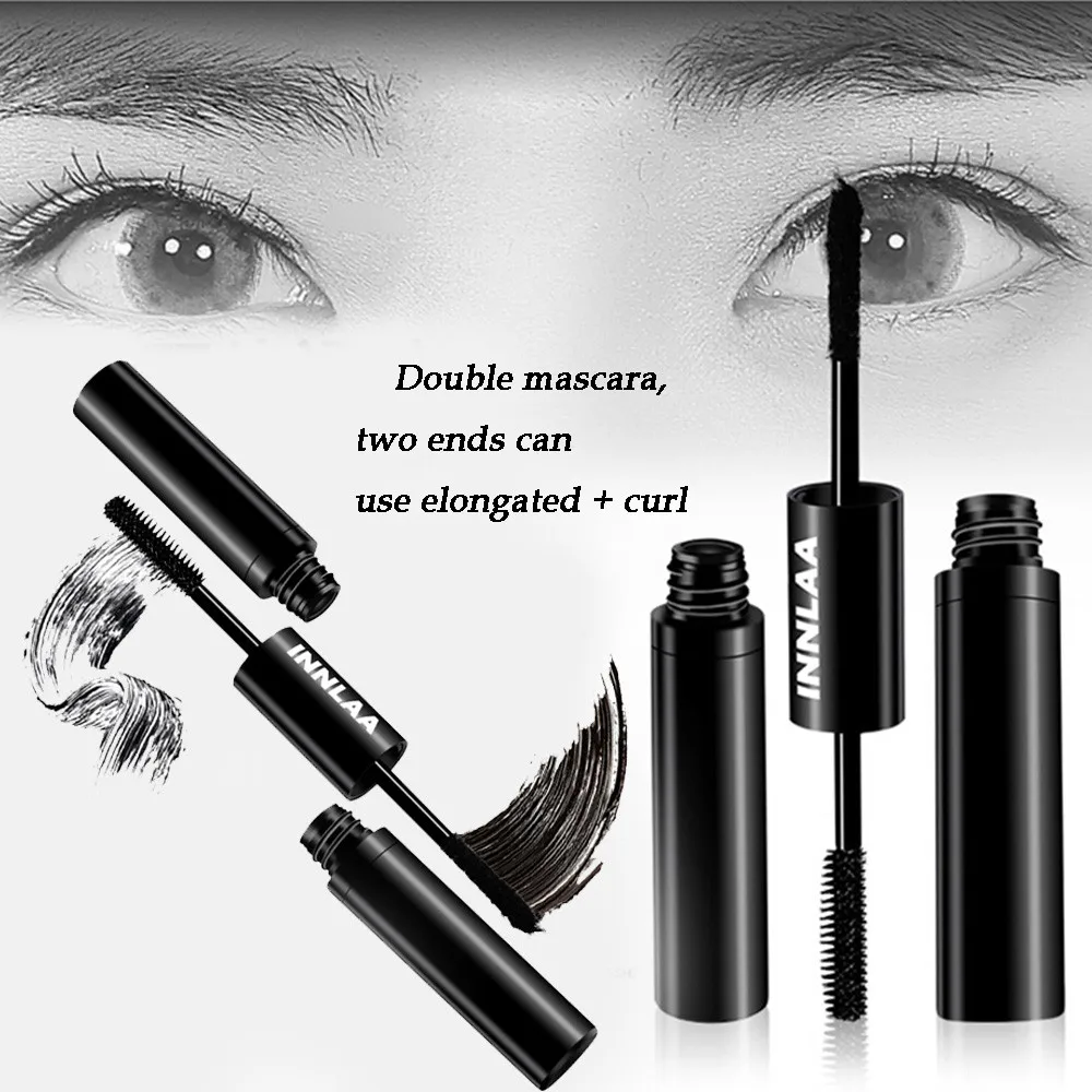 3D волоконная кисть для туши длинные черные ресницы наращивание ресниц