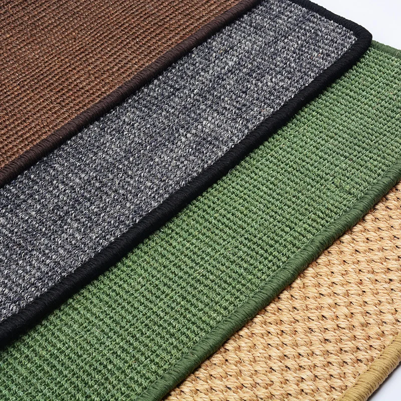 RFWACK 60x90 см натуральный сизальный когтеточный коврик для кошек скребок доски Pad