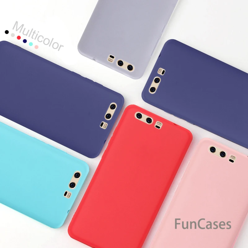 Силиконовый матовый чехол из ТПУ для huawei P20 Lite P30 Pro P10 P8 P9 2017 P Smart 2019 телефона Nova 4 2