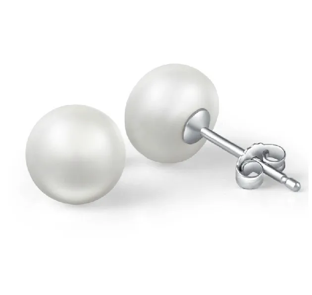 AAA оптовая продажа ювелирные изделия жемчуг натуральный пресноводный серьги для