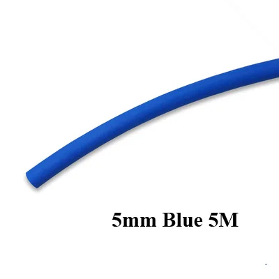 Blue 5mm 5M BlueSea 5 м/рулон 3/4/5/6/8 мм термоусадочная трубка для оказания помощи, крючки, станок и Пластик терм усадочная трубка помощник рыболовные крючки Термальность-Пластик трубки - Цвет: Blue 5mm 5M