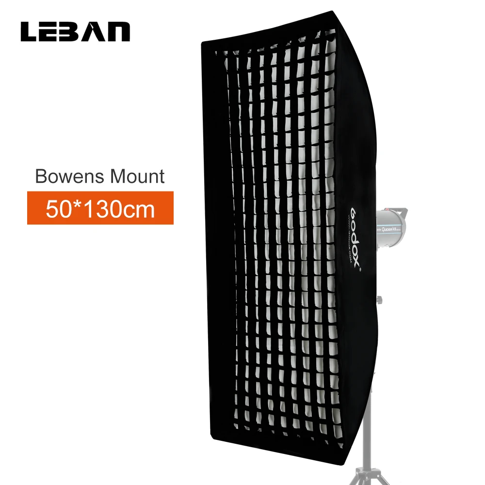 Godox 50x130 см 20 &quotx 51&quot сотовая сетка софтбокс Bowens крепление прямоугольный