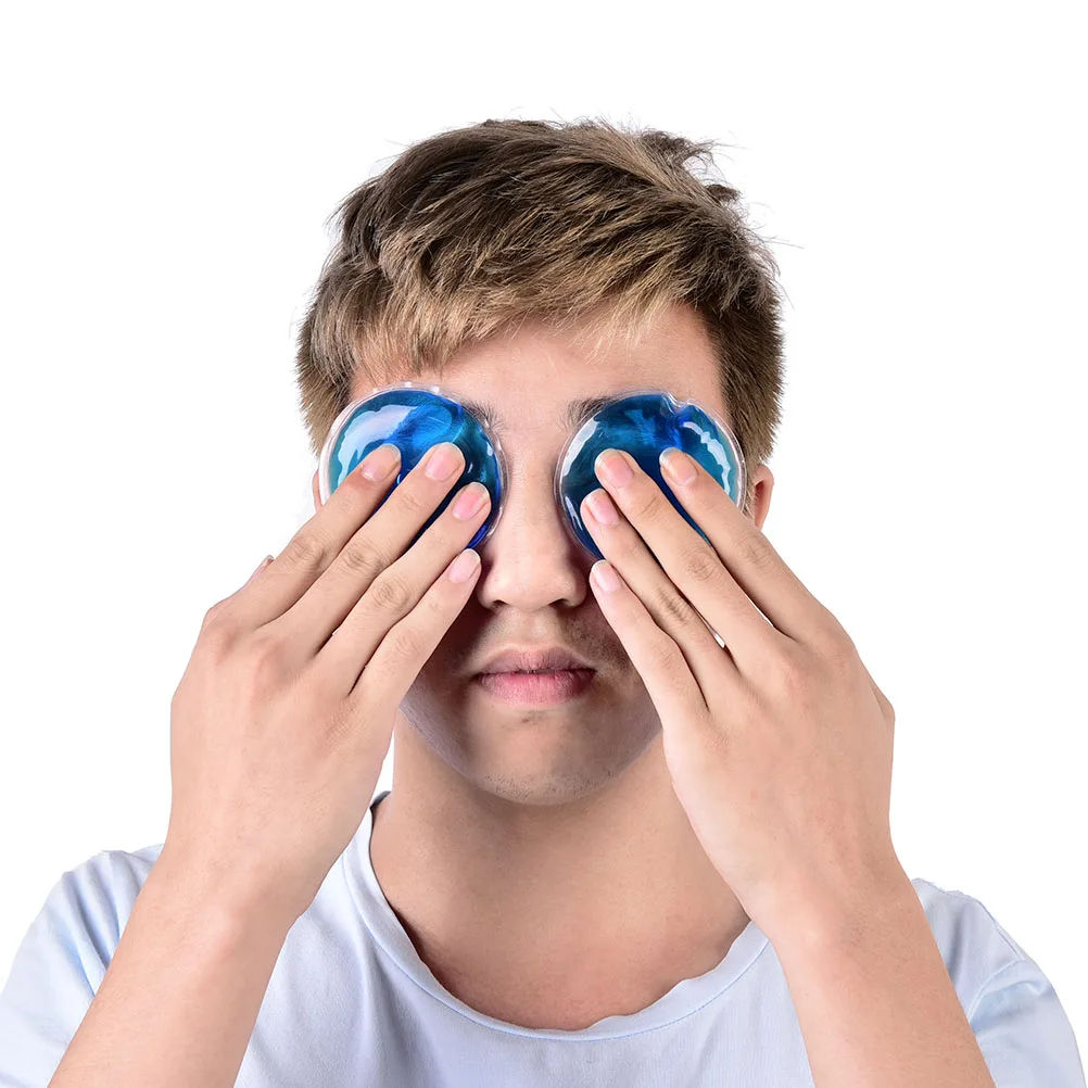 1 шт. диаметр 7 см круглая форма многоразовая ледяная холодная горячая гелевая