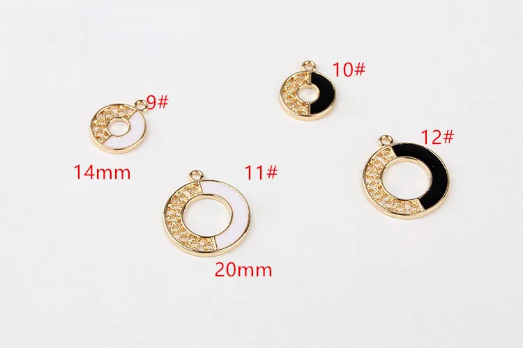 Diy ювелирные изделия серьги подвески аксессуары сплав капля масло золотой цвет