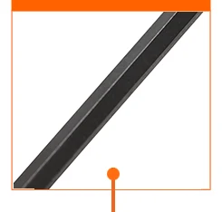 KSEIBI 201945 L-type двухсторонняя защита от вскрытия Torx шестигранный ключ набор 7-шт(звезда