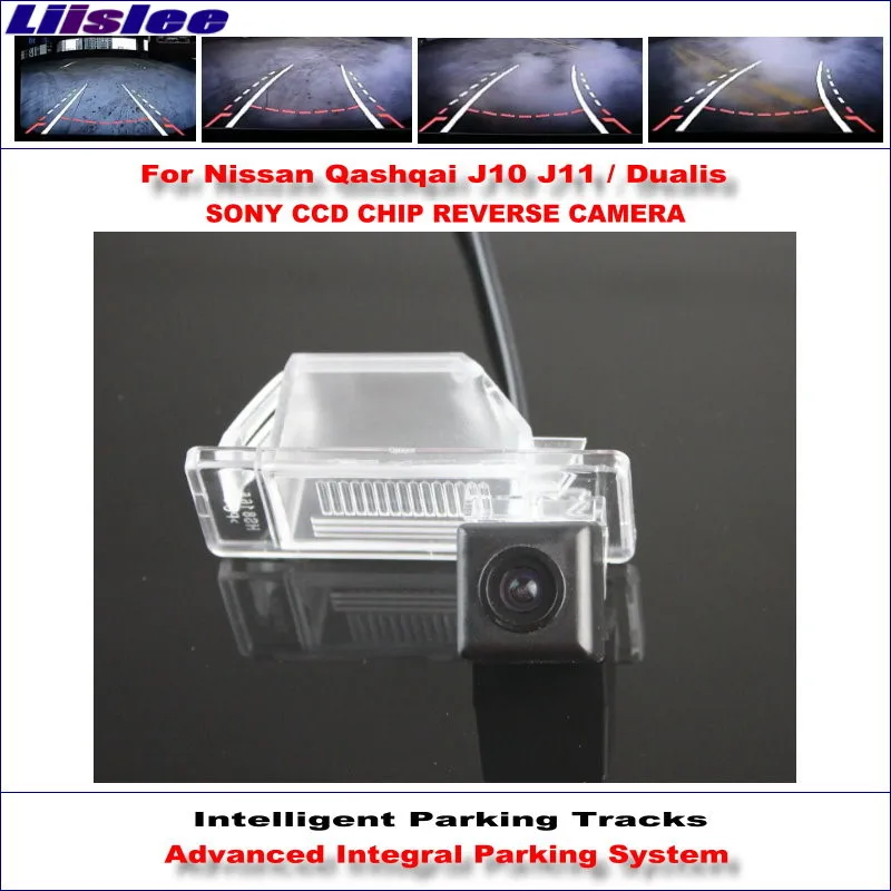 Liislee HD CCD задняя камера для Nissan Qashqai J10 J11 / Dualis интеллектуальные парковочные треки