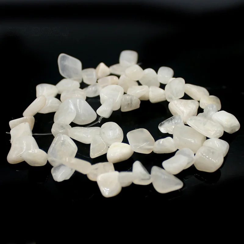 Бесплатная доставка 9-12 мм натуральный лунный камень драгоценные камни