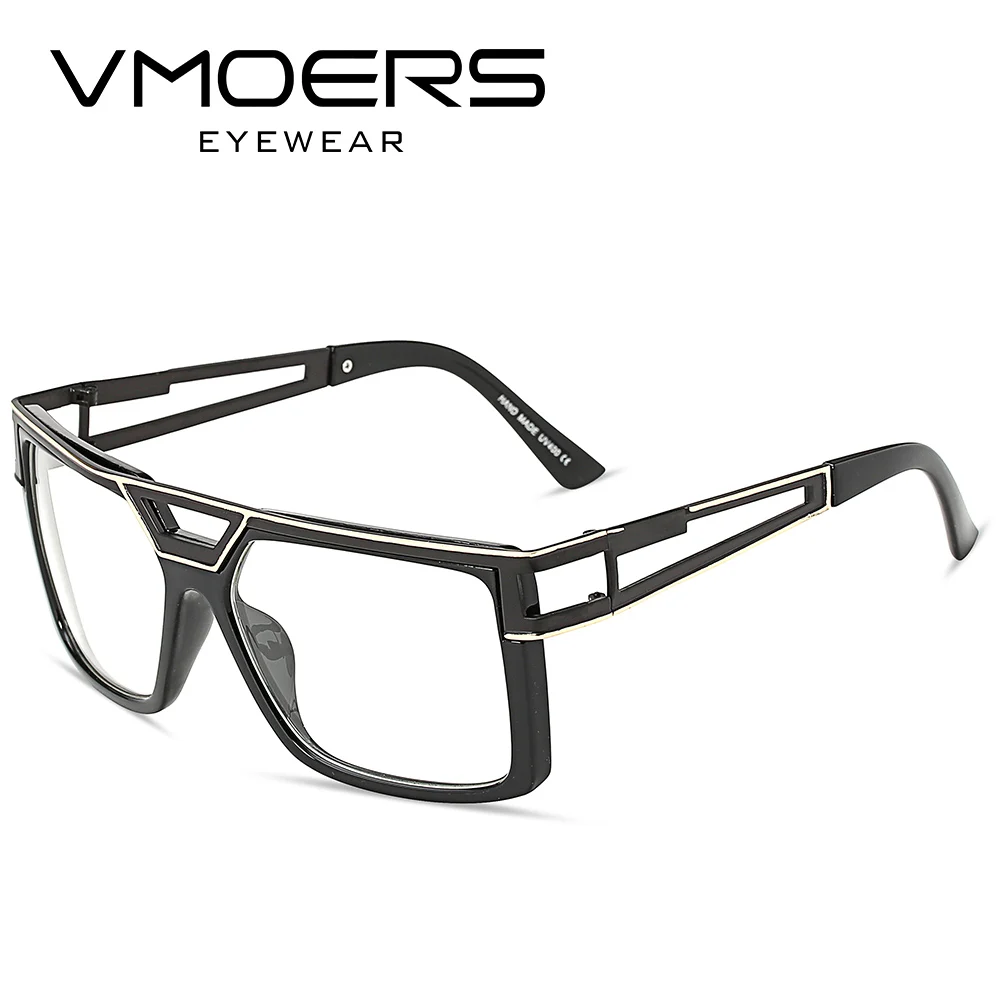 VMOERS Роскошные брендовые оправы для очков Мужские квадратные поддельные оправа