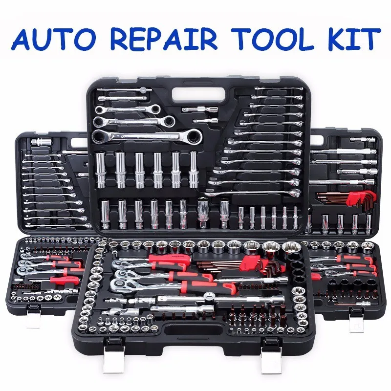 94 шт. Автомобиль Мотоцикл Repair Tool Case точность храповым механизмом рукавом