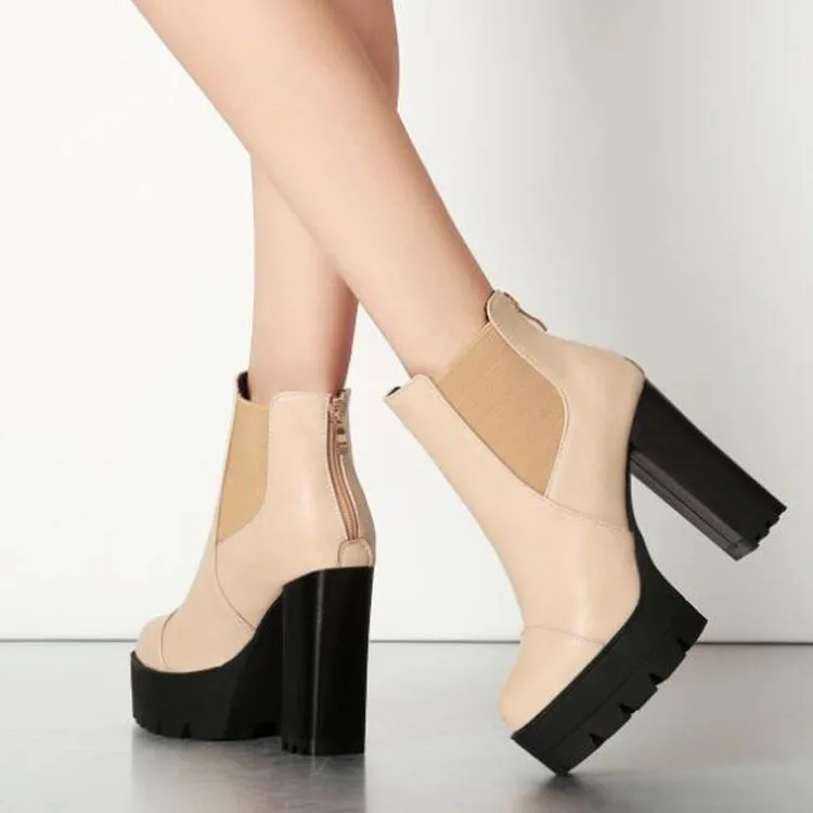 Новые модные женские туфли-лодочки на платформе Пикантные вечерние туфли