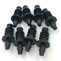 4mm8mm waterpipe plugs hose end connectors plastic hose plugs functional pipe fitting barb hose tail connector 100pcs