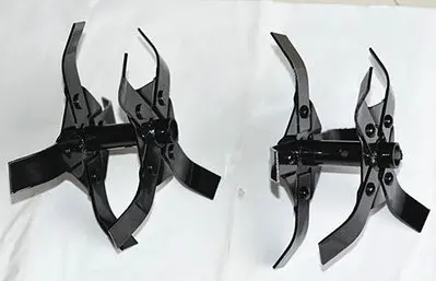 Косилка четырехтактная завязывающаяся прополки машина прополки колеса Наклонный нож прополки колеса сыпучих почвы ролик почвы обработки почвы машина - Цвет: A pair of ripe knife