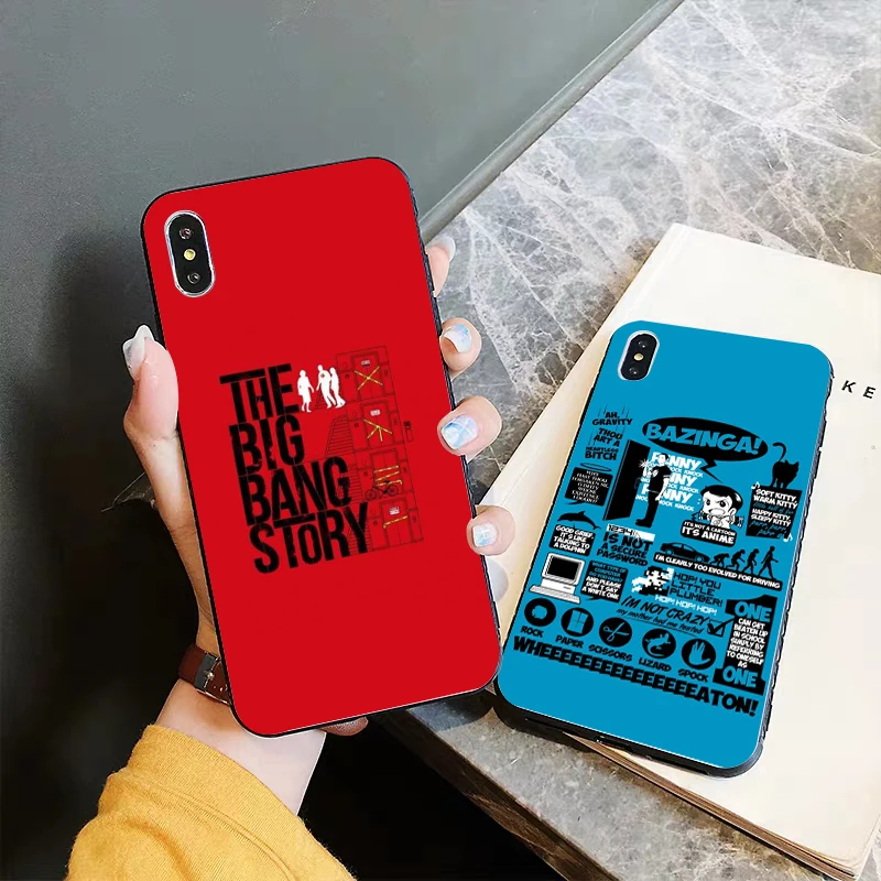 Силиконовый чехол Bazinga The Big Bang Theory tv для iPhone 5 5S 6 6S Plus 7 8 11 Pro X XS Max XR