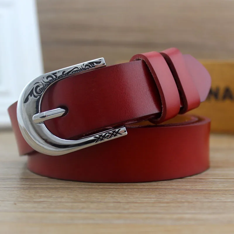 wl48 red Распродажа, смешанные стили, женский модный дизайн, ремни для девочек, бренд, натуральная кожа, женские ремни, кожаная пряжка для платья, юбки - Цвет: wl48 red