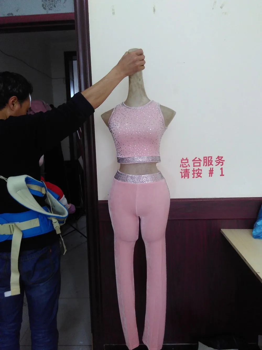 Бесплатная доставка pinkcustom сделано для фигурного катания на коньках/танцев/Батон