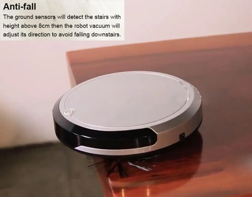 Робот пылесос для дома и офиса перезаряжаемый автоматический умная швабра мытья