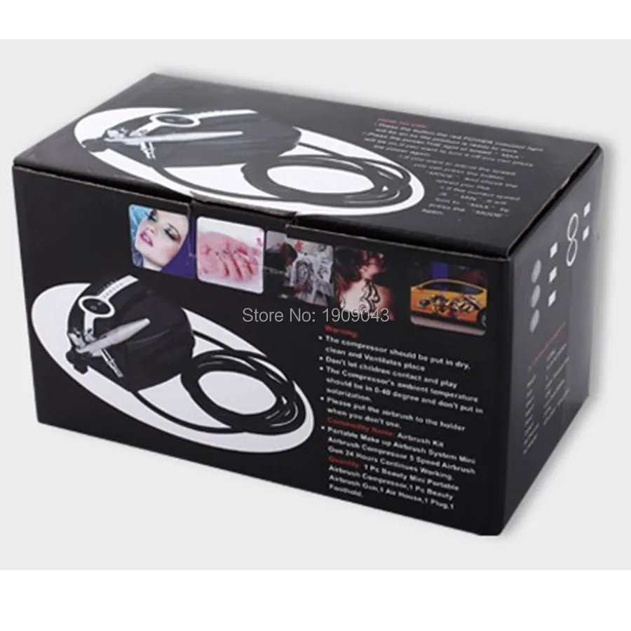 Бесплатная доставка портативный мини Аэрограф для макияжа воздушный компрессор