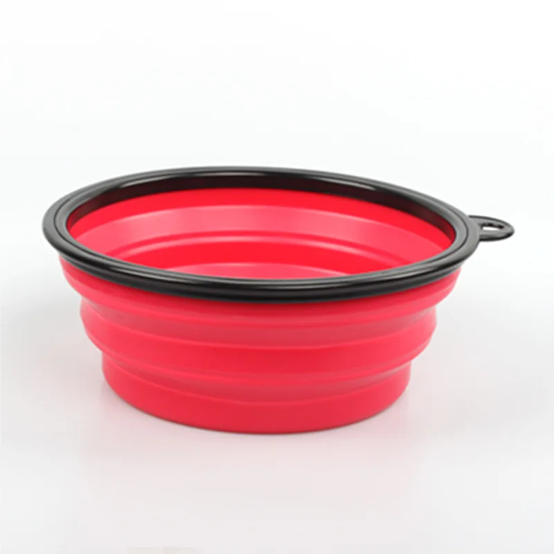 

pet feeder silicone folding bowl for outdoor pets