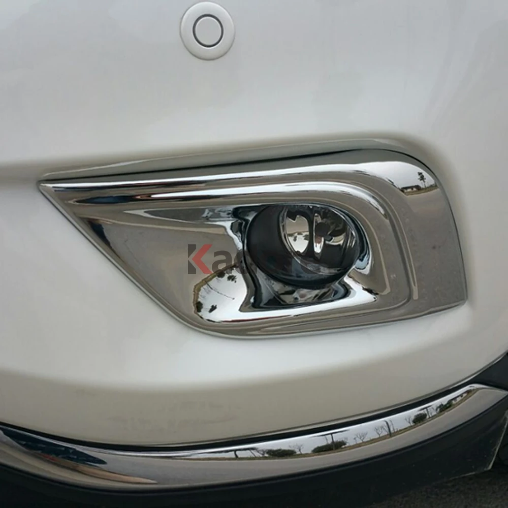 Подходит для Nissan Murano ABS Chrome передняя противотуманная фара противотуманных фар Крышка отделка автомобиля защиты внешние аксессуары