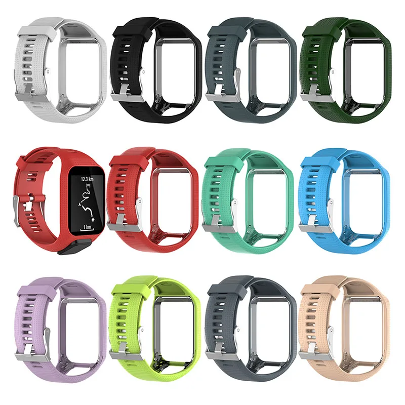 Силиконовый сменный ремешок для часов Ремешок TomTom Runner 2 3 часы|Смарт-аксессуары| |