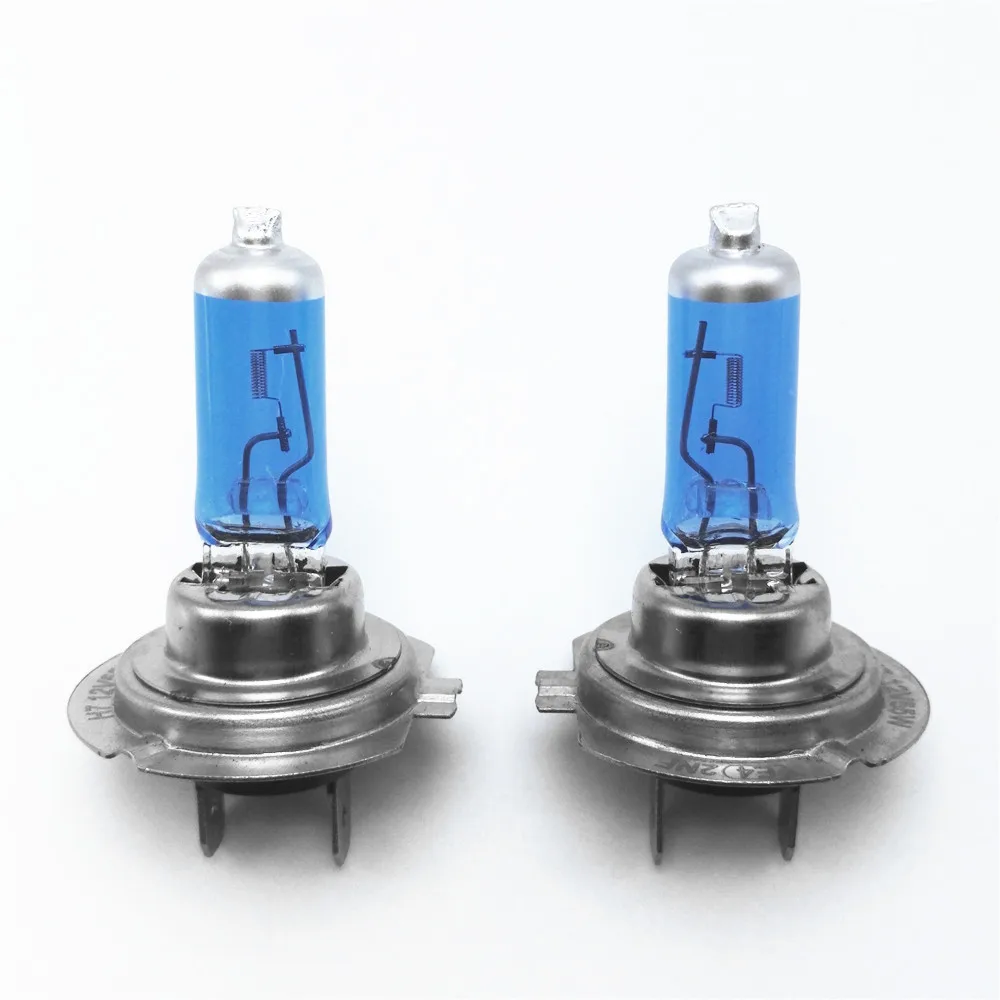 СУПЕРБЕЛАЯ галогенная лампа H4 6000K 12 В 55 Вт автомобильные фары лампы для фар 2 шт.
