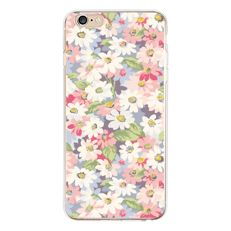 Модный винтажный мягкий прозрачный чехол из ТПУ для iPhone 4/4S 5 5S 6 6plus 7 8plus x