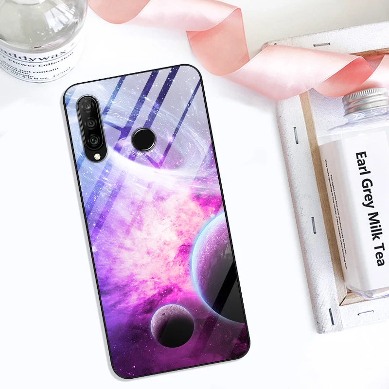Для huawei P30 Lite, чехол, стекло, задняя крышка, жесткий чехол для телефона s, для huawei P30 Lite, чехол, бампер, закаленное, Honor 9X Pro Y9 Prime