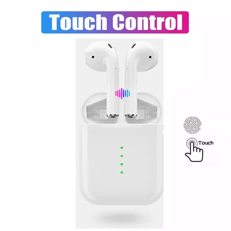 Новый i10 tws Bluetooth наушники беспроводные с сенсорным управлением 3D объемный звук и