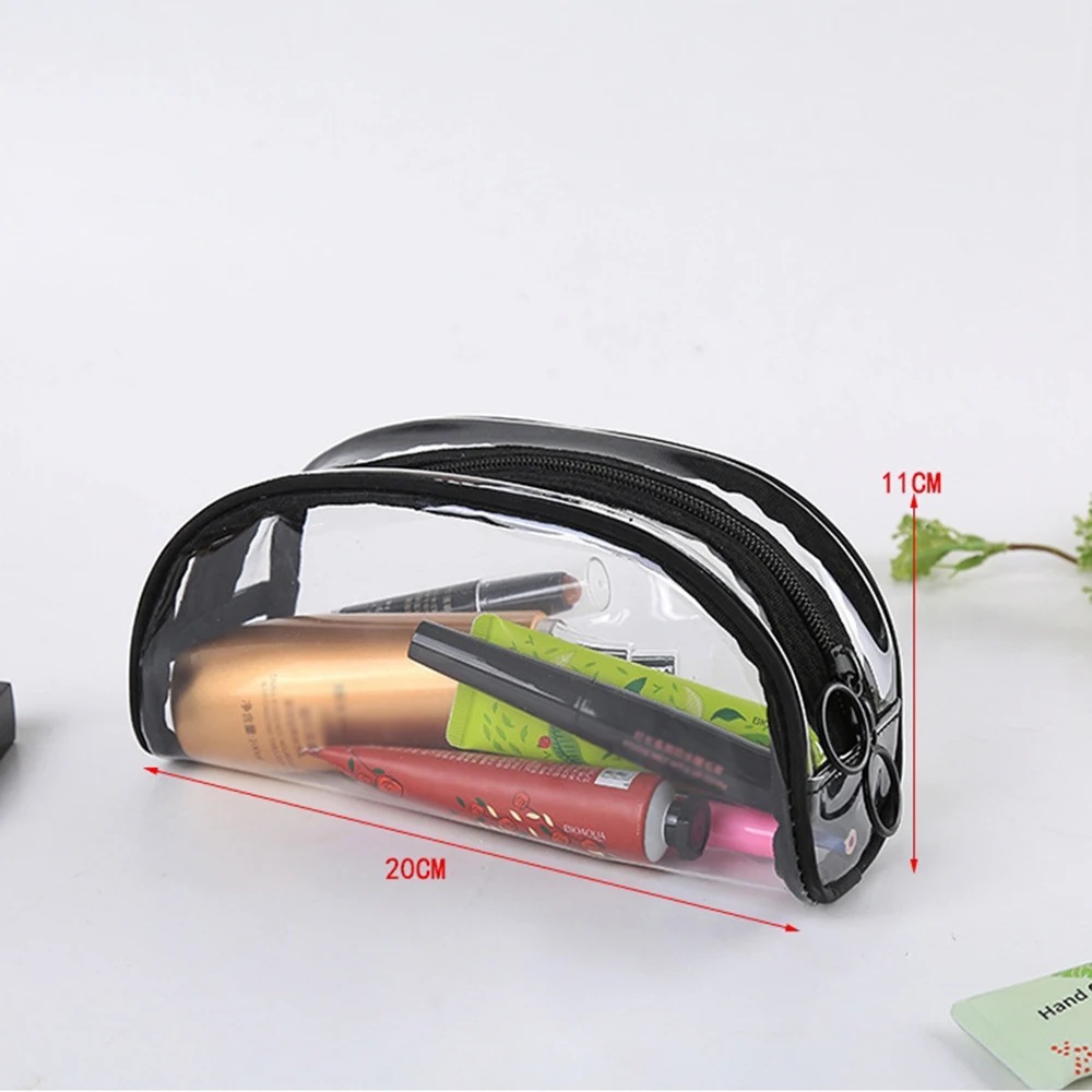 2019 Новый женский прозрачный косметический пакет молнии Путешествия Макияж