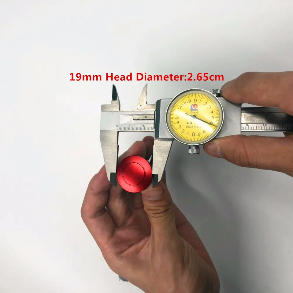 1 шт. металлический водонепроницаемый кнопочный переключатель в виде