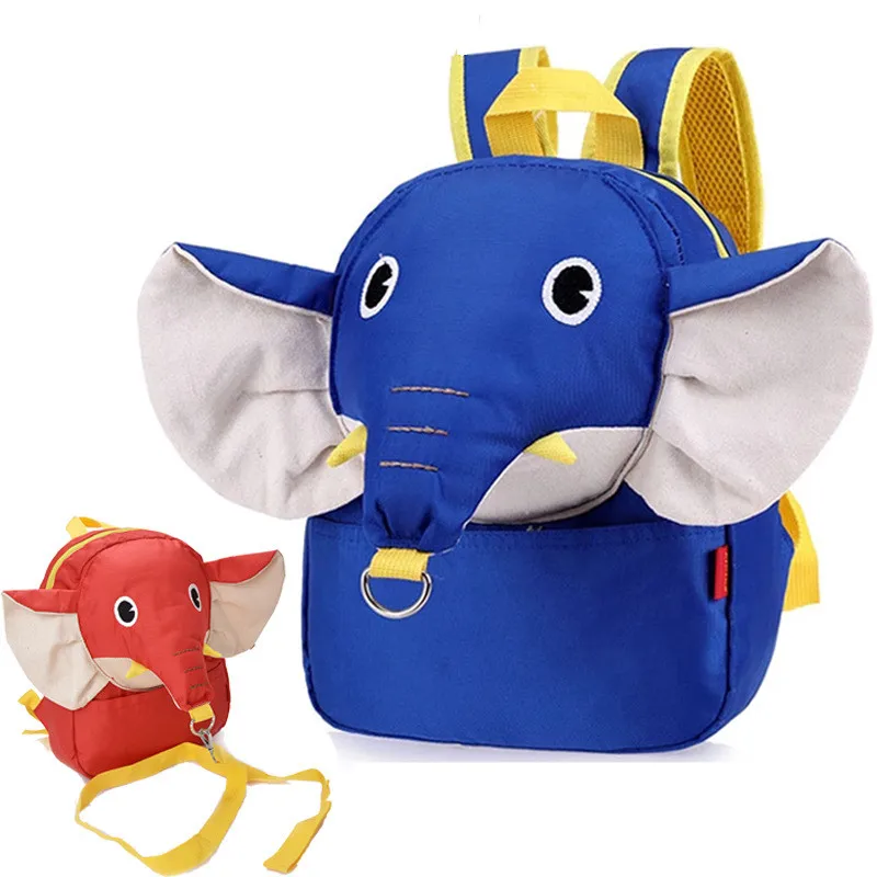 

Cute Elephant Baby Toddler Keeper Walking Assistant Boys Girls Anti-lost Backpack Bag Strap Bag Safety Rein Harnesses & Leashes
