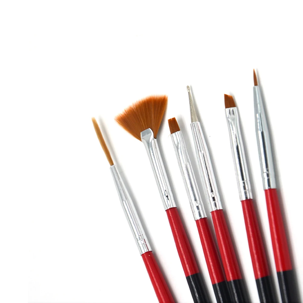 Fashion Nail Brush Pencil Painting Pen Doting Drawing For Beauty Manicure Design Art brush Tool Gel Embellish | Красота и здоровье