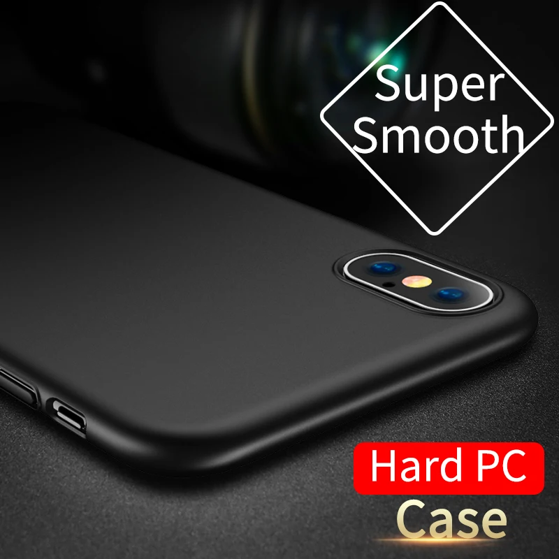 FLOVEME Smooth Case For iPhone X Luxury Hard PC Coque Cover Ultra Thin Slim Back Capinhas Capa | Мобильные телефоны и