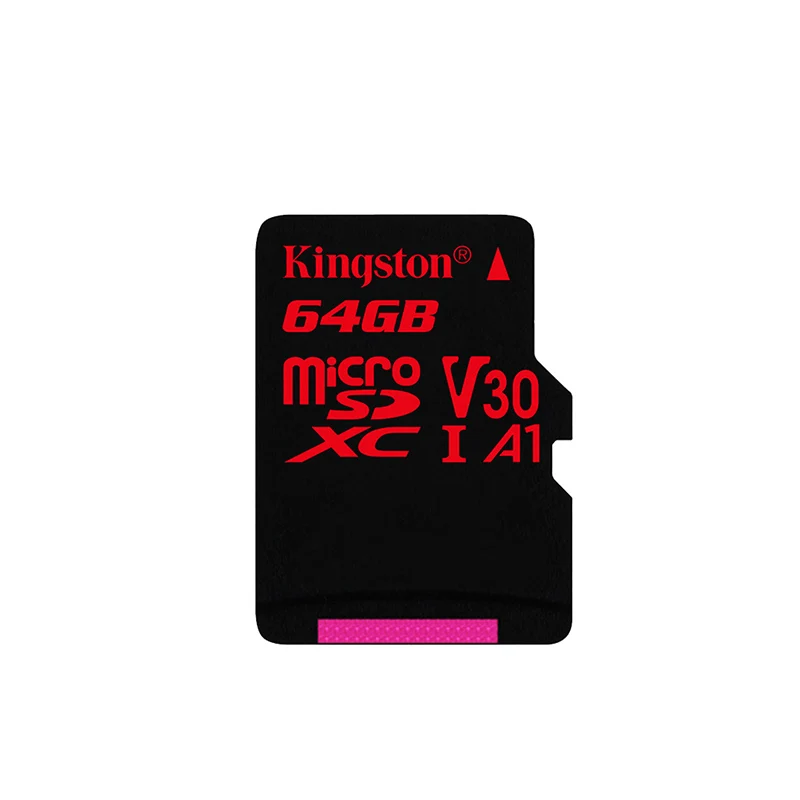 SDCR-red-64G Kingston Micro SD карта 32 Гб 64 Гб 128 Гб карта памяти TF microSD красный HD 4K Экшн-камера карты памяти для Дрон для GoPro смартфон - Емкость: SDCR-red-64G