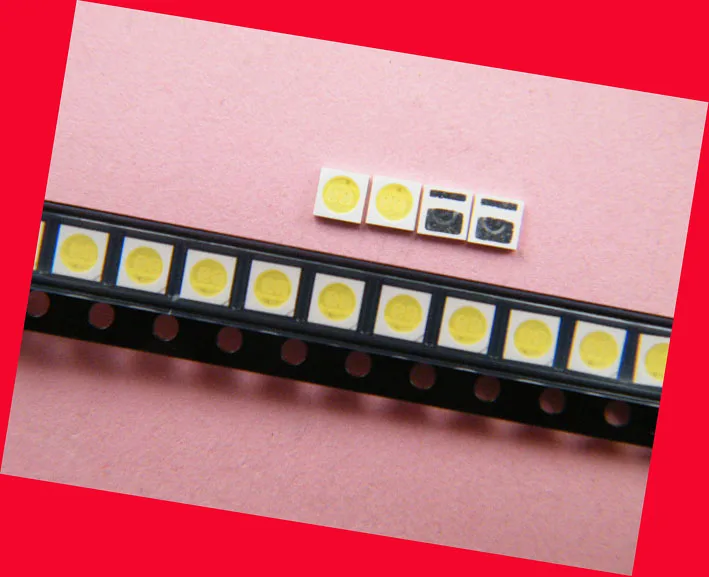 200piecelot for repair tcl lcd tv led backlight article lamp smd leds 6v 3030 cold white light emitting diode free global shipping