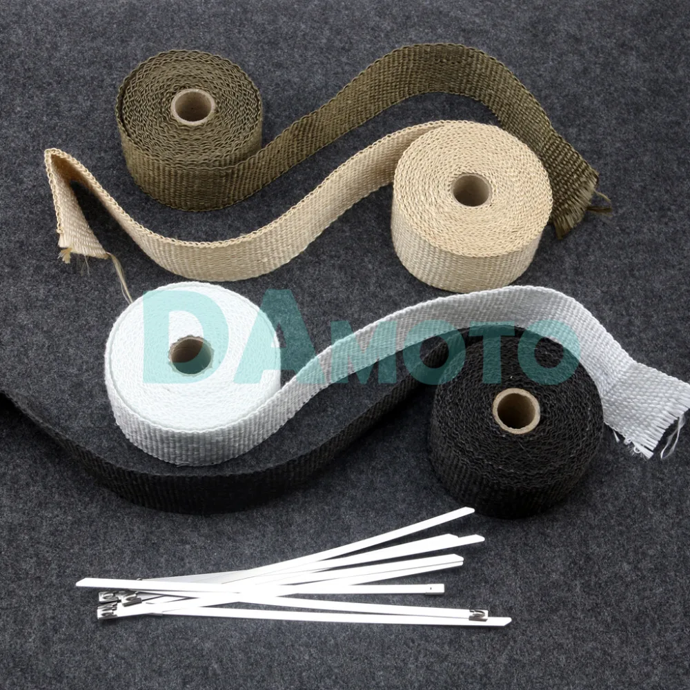 5 м и 10 Мотоциклы бумага для выхлопной трубы мотоцикла обертывание