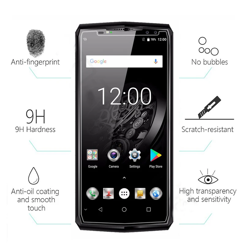 2.5D Tempered Glass For Doogee BL9000 Protective Film 9H Explosion-proof LCD Screen Protector | Мобильные телефоны и