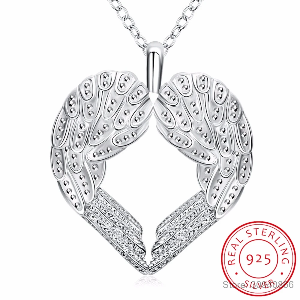 Ожерелье женское из серебра 925 пробы с подвеской в виде сердца|Ожерелья| |