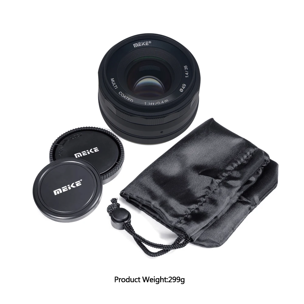 Meike 35 мм f1.4 ручной фокусирующий объектив APS C для цифровой фотокамеры Fuji X mount/для Sony
