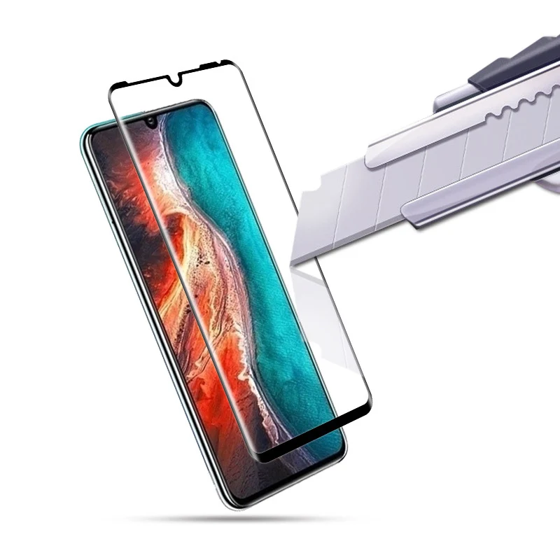 Изогнутое закаленное стекло 10D для Huawei P30 Pro Защитная пленка экрана Nova 4 Honor V20 Magic2 Y9