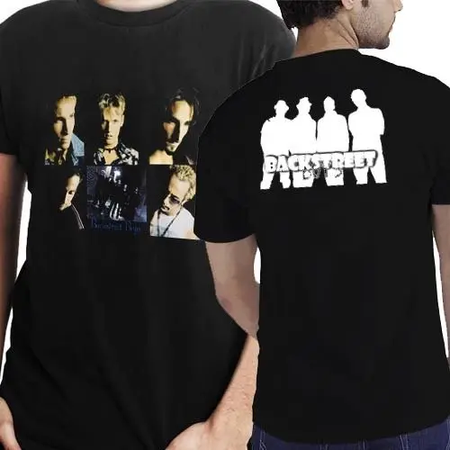 Лидер продаж Футболка модная Шея экипажа Новинка Backstreet Boys футболка короткий